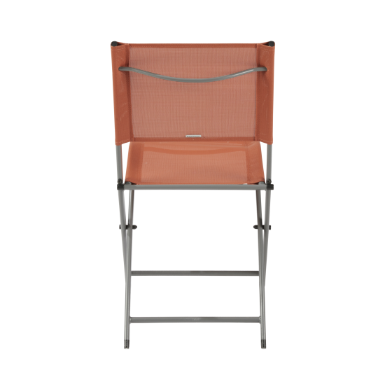 Стул складной Naterial Emys 52.5x84x42 см сталь цвет кирпичный