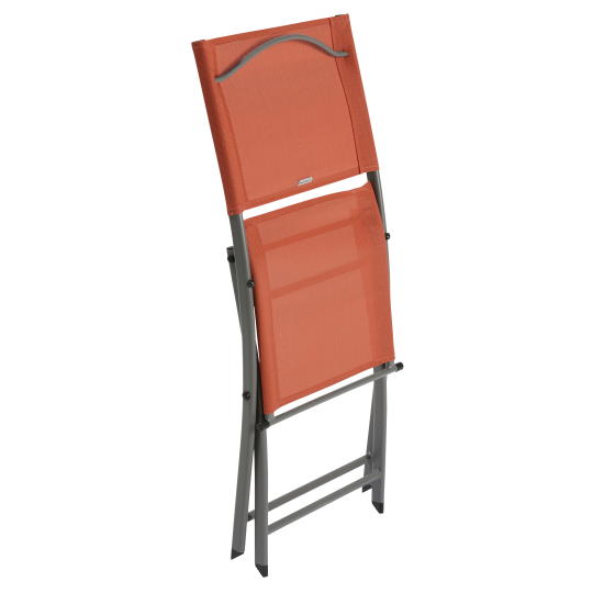 Стул складной Naterial Emys 52.5x84x42 см сталь цвет кирпичный