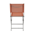 Стул складной Naterial Emys 52.5x84x42 см сталь цвет кирпичный