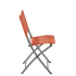 Стул складной Naterial Emys 52.5x84x42 см сталь цвет кирпичный