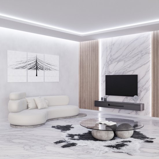 Светодиодная лента Apeyron SMD2835 24В 10 мм 5м 12 Вт/м 60диод/м 1000 лм/м 6500 К холодный белый свет