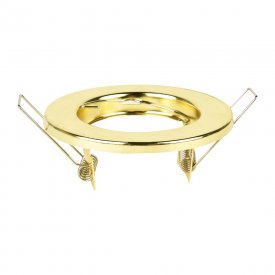 Светильник встраиваемый GU5.3 золото 50 Вт IP20 Hesler ДВО (684758)