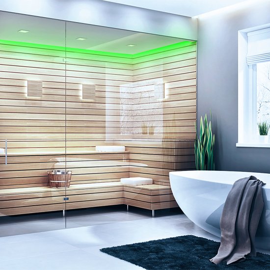 Гибкий неон термостойкий Apeyron SMD2835 24В 13 мм 5м 14.4 Вт/м 120диод/м IP68 зеленый свет