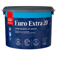 Краска моющаяся Tikkurila/Tikkivala Euro Extra 20 база А белая 9 л