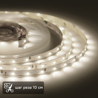 Светодиодная лента для контурной подсветки Apeyron SMD3528 24В 8 мм 5м 5 Вт/м 60диод/м 400 лм/м 4000 К нейтральный свет