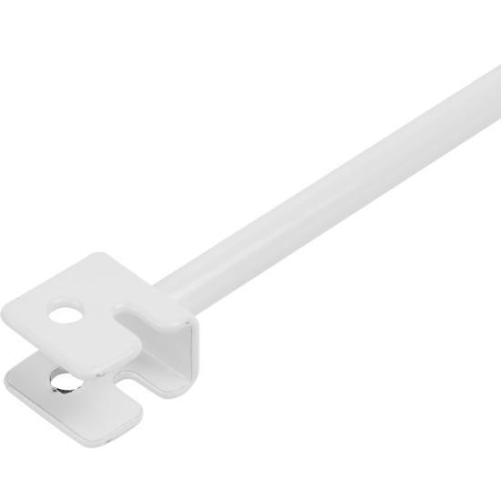 Разделитель на стойку Larvij 21.7x11.5x1.2 см сталь цвет белый