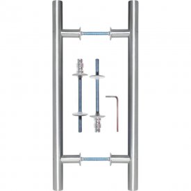 Дверная прямая ручка-скоба Doorlock DL PHS11/25/2ст/300/450 SS