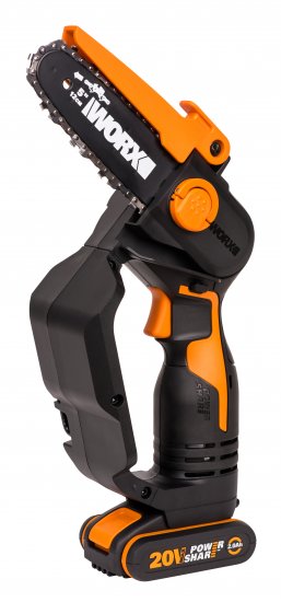 Аккумуляторная пила Worx WP342E 20В шина 12 см АКБ и ЗУ в комплекте