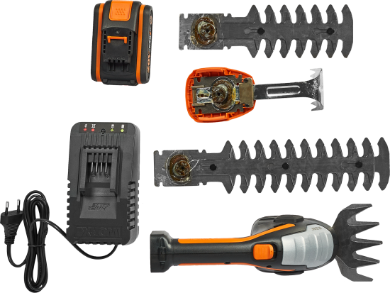 Ножницы аккумуляторные Worx WP808E 20 В 1x2 Ач АКБ и ЗУ входит в комплект