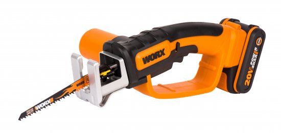 Пила сабельная аккумуляторная Worx WP892E, 20 В, АКБ и ЗУ в комплекте