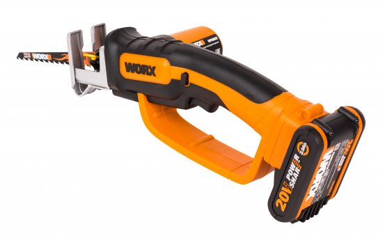Пила сабельная аккумуляторная Worx WP892E, 20 В, АКБ и ЗУ в комплекте