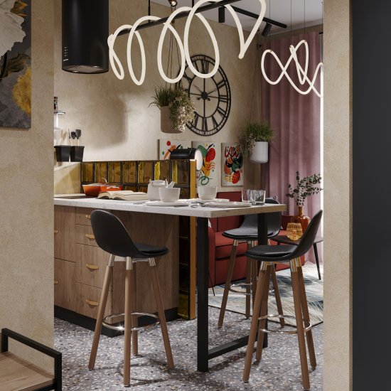 Подстолье для рабочей поверхности 85 см сталь цвет матовый черный