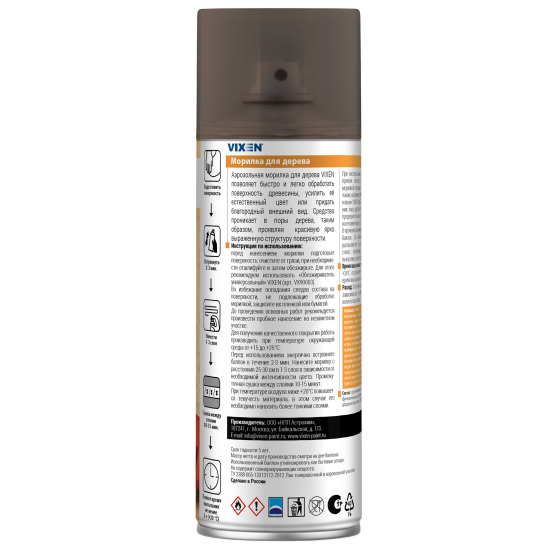 Морилка для дерева аэрозоль Vixen 520 мл цвет орегон