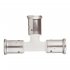 Тройник Henco (9PKW-202020) 20(пресс) х 20(пресс) х 20(пресс) PVDF белый