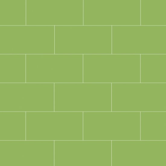 Плитка облицовочная Нефрит Kids зеленая 400x200x8 мм (15 шт.=1,2 кв.м)