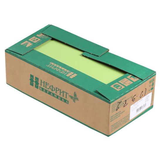 Плитка облицовочная Нефрит Kids зеленая 400x200x8 мм (15 шт.=1,2 кв.м)