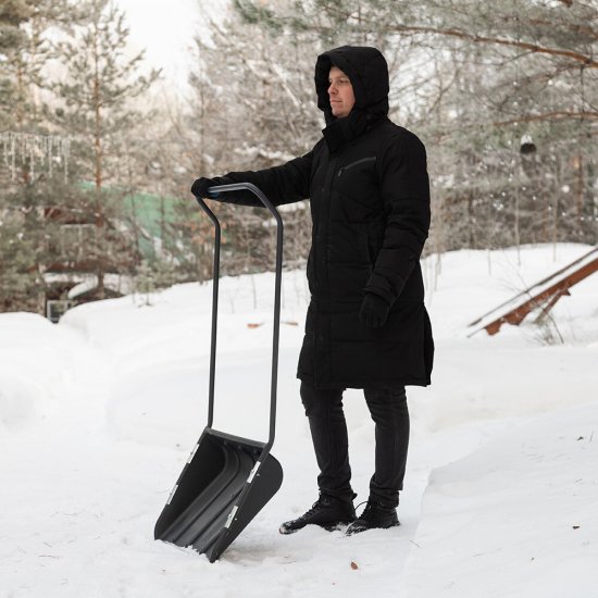 Скрепер Павловская Заря полипропилен с металлическим черенком 1100х410 мм (156110/82841539)