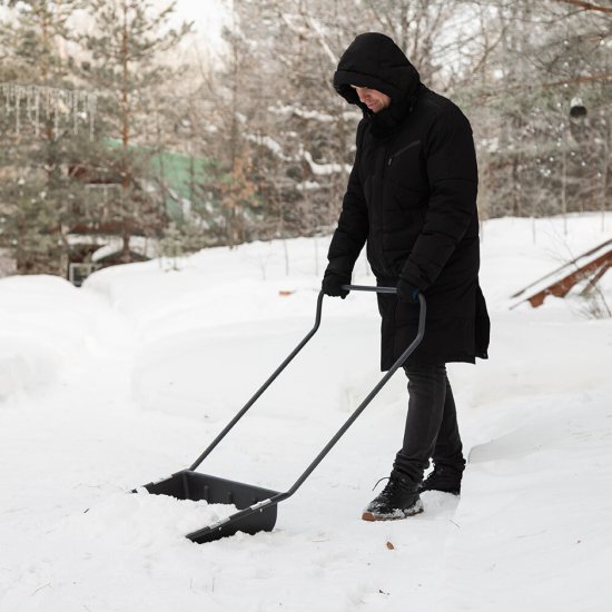 Скрепер Павловская Заря полипропилен с металлическим черенком 1100х410 мм (156110/82841539)