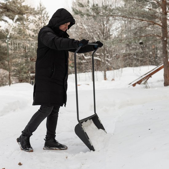 Скрепер Павловская Заря полипропилен с металлическим черенком 1100х410 мм (156110/82841539)