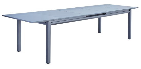 Садовый стол раздвижной Naterial Odyssea II 256/320x100x76 см алюминий/стекло антрацит