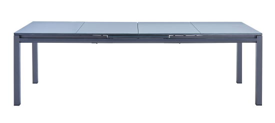 Садовый стол раздвижной Naterial Odyssea II 256/320x100x76 см алюминий/стекло антрацит