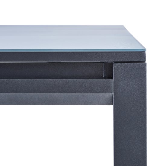 Садовый стол раздвижной Naterial Odyssea II 256/320x100x76 см алюминий/стекло антрацит