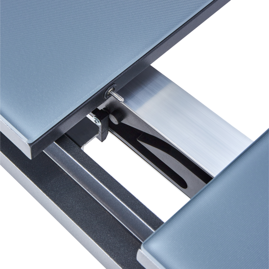 Садовый стол раздвижной Naterial Odyssea II 256/320x100x76 см алюминий/стекло антрацит