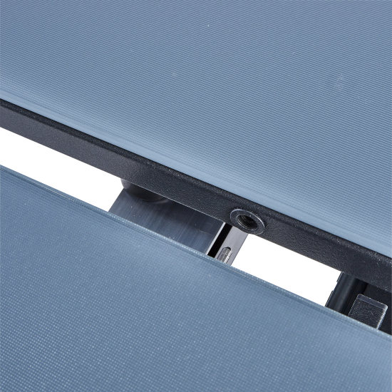 Садовый стол раздвижной Naterial Odyssea II 256/320x100x76 см алюминий/стекло антрацит