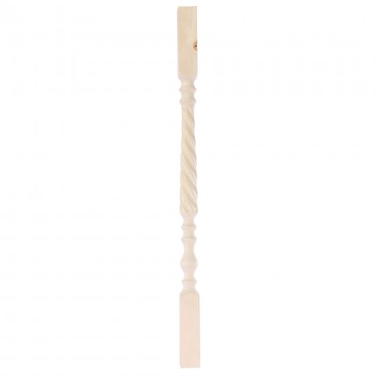 Балясина сращенная хвоя сорт АВ витая 50x50x900 мм