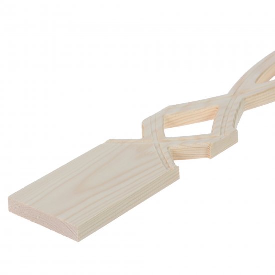 Балясина сращенная хвоя сорт Экстра Дуга 18x90x900 мм