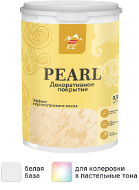 Покрытие декоративное Parade Pearl базовое с перламутровым песком 0.9 л