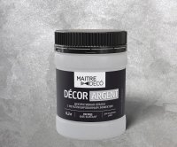 Краска декоративная Maitre Deco Décor Серебро полуглянцевая цвет серебряный 0.2 л