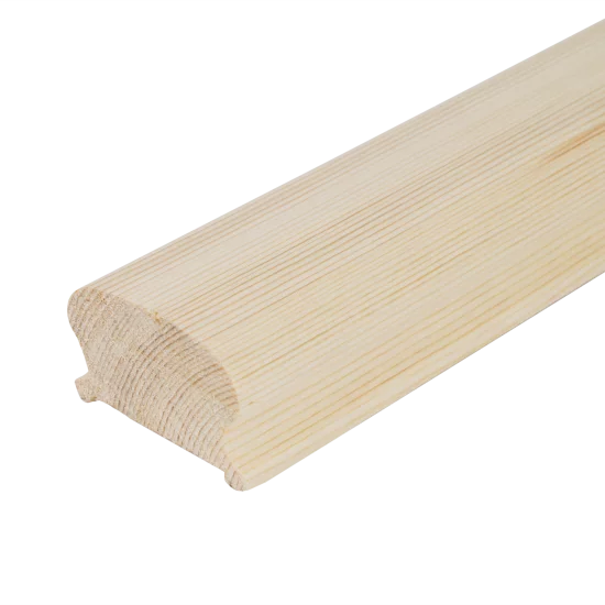 Поручень фигурный сращенный хвоя сорт Экстра 45x65x3000 мм