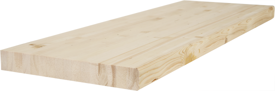 Ступень прямая сращенная хвоя сорт Экстра 40x300x1200 мм