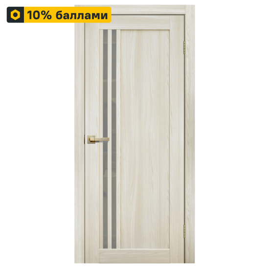 Дверь межкомнатная глухая Artens Дукато 90x200 см Hardflex цвет бора с замком и петлями