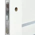 Дверь межкомнатная со стеклом Artens Уна 90x200 см Hardflex белый с замком и петлями