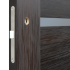 Дверь межкомнатная глухая Artens Дукато горизонтальная 80x200 см Hardflex цвет акация с замком и петлями