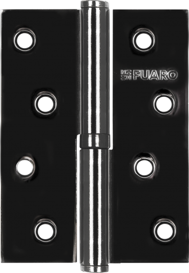 Петля дверная разъемная левая S100413-BN/BL, 100x75 мм сталь цвет чёрный