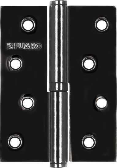 Петля дверная разъемная правая S100413-BNBL, 100x75 мм сталь цвет чёрный
