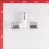 Тройник Henco (10PKW-262026) 26(пресс) х 20(пресс) х 26(пресс) PVDF белый