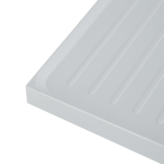 Поддон гигиенический под мойку Jet 57x56 см пластик цвет серый