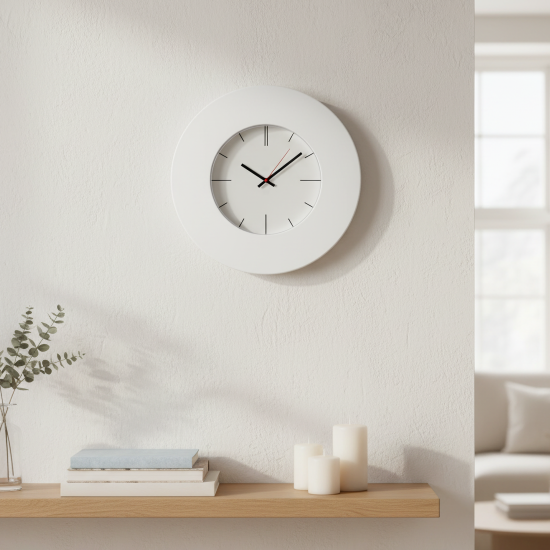 Часы настенные Troykatime Новелла d37.6 см цвет белый