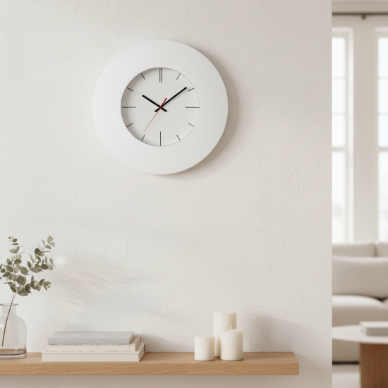 Часы настенные Troykatime Новелла d37.6 см цвет белый