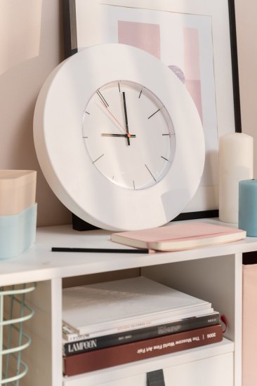 Часы настенные Troykatime Новелла d37.6 см цвет белый