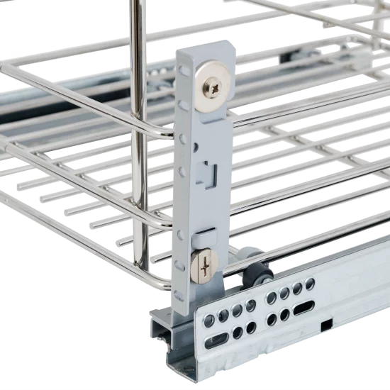 Корзина выдвижная Aff с доводчиком 40 см хром