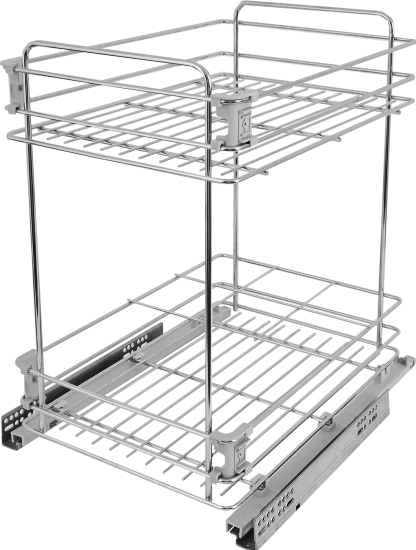 Корзина выдвижная Aff с доводчиком 40 см хром