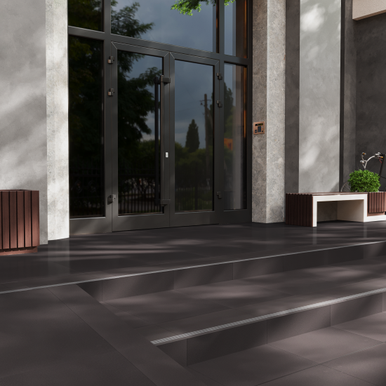 Керамогранит Ecogres EcoGamma EM10 60x60 см 1.44 м² неполированный цвет черный