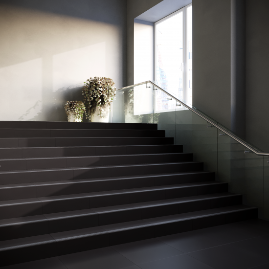 Керамогранит Ecogres EcoGamma EM10 60x60 см 1.44 м² неполированный цвет черный