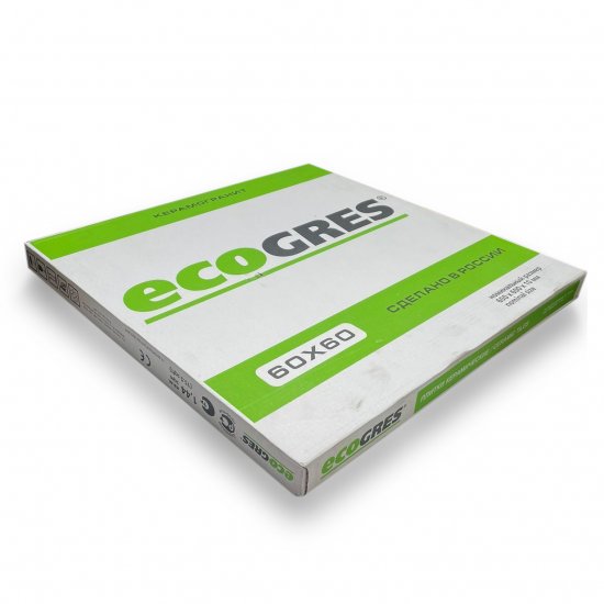 Керамогранит Ecogres EcoGamma EM10 60x60 см 1.44 м² неполированный цвет черный