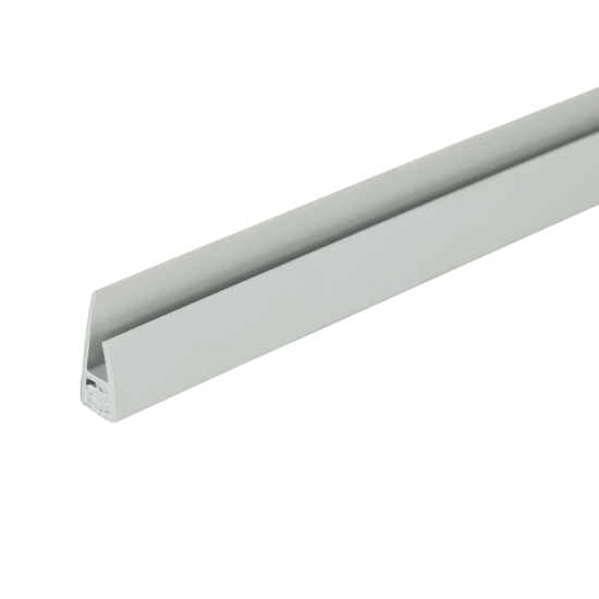 Профиль стартовый/финишный Artens 7.5x18x2700 мм ПВХ для панелей до 4мм цвет светло-серый